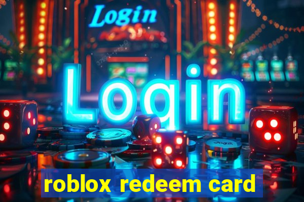 roblox redeem card